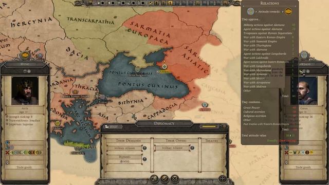 Total War Attila Legendary HUNS #70 | Ravenna War смотреть онлайн