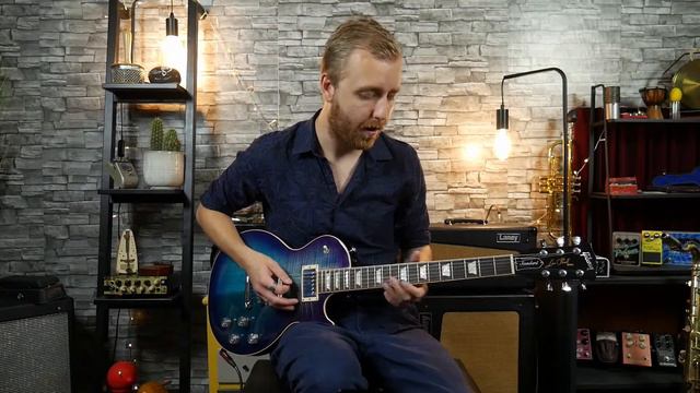 Gibson Les Paul Standard 2019 Blueberry Burst Review - ResQ Gear Demo смотреть онлайн