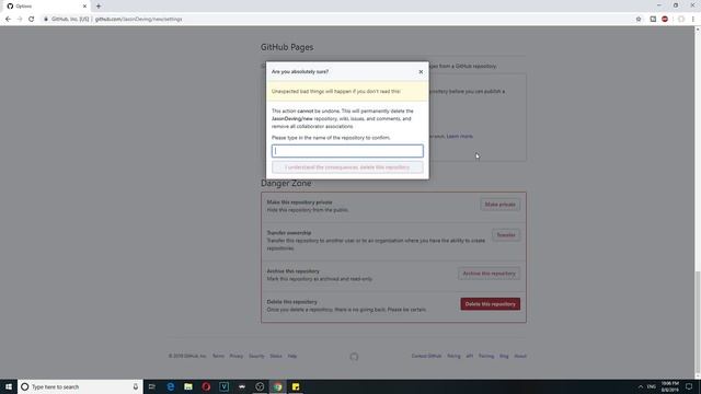 How To Delete Github Repository 2019 смотреть онлайн