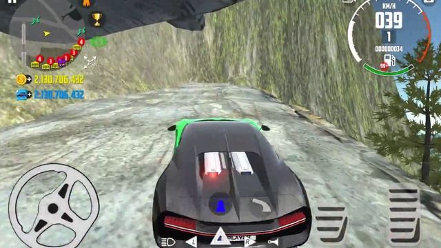 Bugatti Chiron Superfast Car City and Offroad Stunts Car Simulator 2 - Android Gameplay. смотреть онлайн