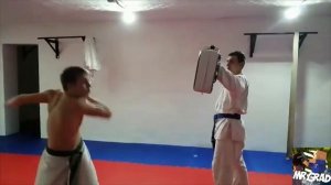 Влог тренировки Каратэ | Боевое сальто . Боевые искусства и единоборства. Ашихара каратэ