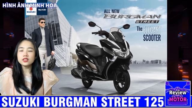 SUZUKI BURGMAN STREET 125 - Mẫu xe nam giới mạnh mẽ đầy cá tính | ReviewMOTOR смотреть онлайн