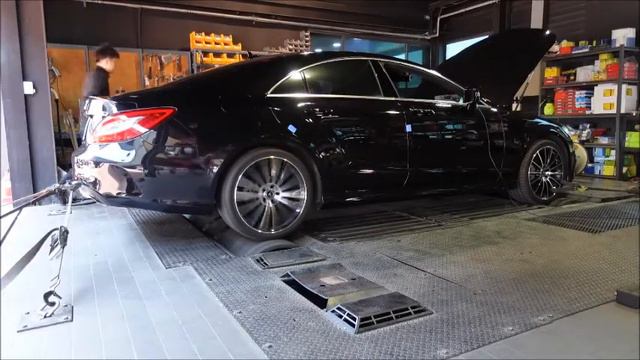 2017 Mercedes - W218 CLS 400 Mar's ECU Tune Dyno Test 373WHP смотреть онлайн