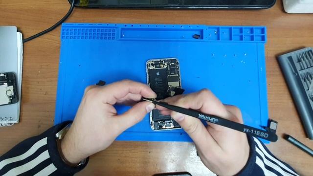 Iphone_se_замена_разьема_зарядки_гнезда_наушников_микрофона_