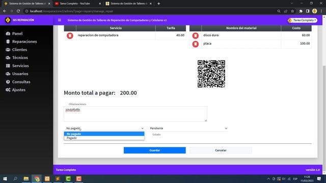 ✅Sistema Reparación de Computadoras y Celulares en PHP y MYSQL Versión 2 + CÓDIGO FUENTE 2023 смотреть онлайн