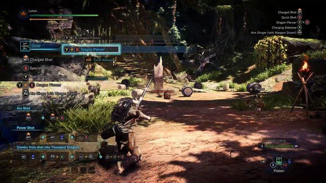 Monster Hunter World Dragon Pierce lightning effect mod. смотреть онлайн