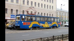 Трамвайное депо № 1 131-323 и служебные трамваи. Иваново