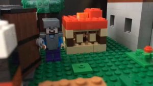 Лего Майнкрафт Стив и Алекс