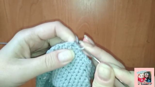 ?Носки-МЫШКИ крючком! Домашние тапочки мышки крючком по кругу смотреть онлайн