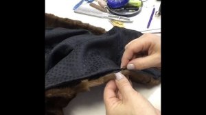 Как шубу соединить с подкладкой, По низу изделия ? Как низ Шубы обработать? Урок для начинающих