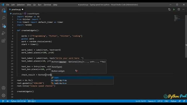 TEST YOUR TYPING SPEED WITH PYTHON [MINI PROJECT] смотреть онлайн