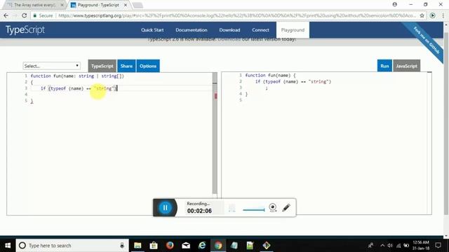 Using function parameters with union in typescript смотреть онлайн