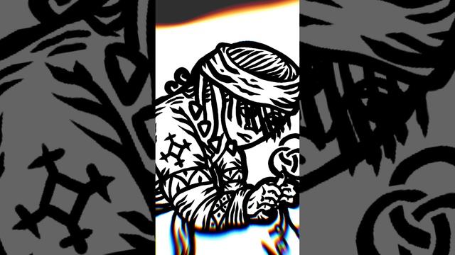 Рисую шаманку плетущую науз. Как вам? смотреть онлайн