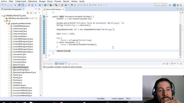 #15 - Ejercicios de lógica con la clase Date en el lenguaje Java смотреть онлайн