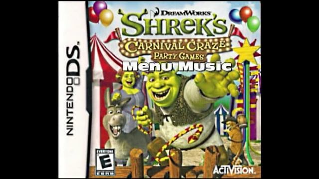 Shrek's Carnival Craze: Party Games (Music): Menus
