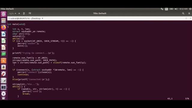 UNIX SOCKET || MULTI-CLIENT || LINUXBAYA смотреть онлайн
