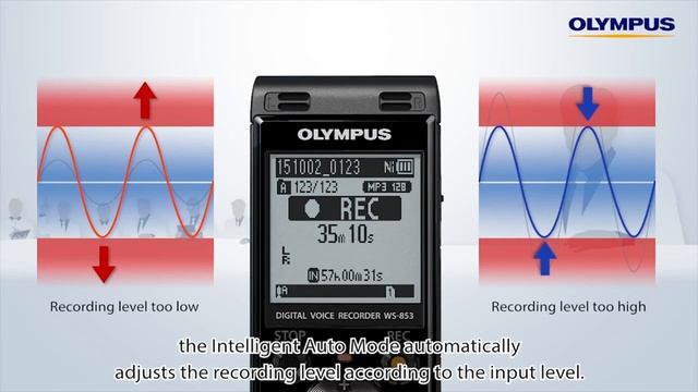 Olympus Voice Recorder WS 852 & WS 853 смотреть онлайн
