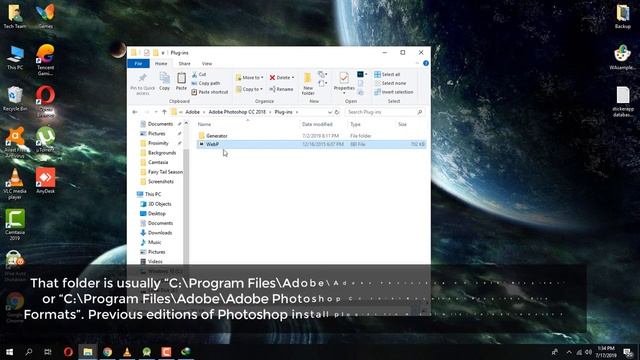 How to open or save as WebP image files in Photoshop смотреть онлайн