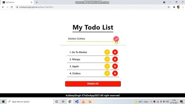 React projects for beginners:Responsive todo app using html css and react.js ⬇️source code⬇️ смотреть онлайн