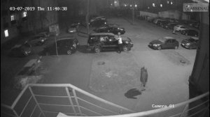 Видеокамера IP HiWatch DS-I400 как показывает день и ночь.