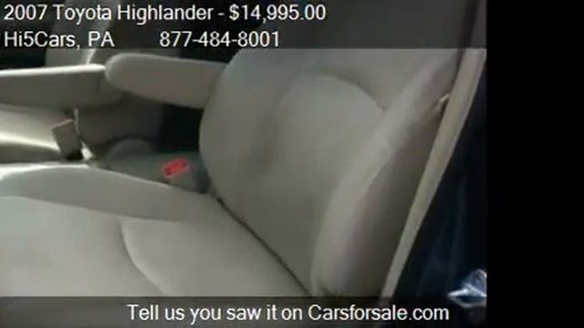 2007 Toyota Highlander V6 4WD - For Sale In Philadelphia, PA