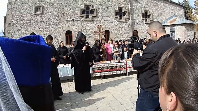 Фестиваль "Армянский Гата 2023". Церковь Сурб Хач. Ахалкалаки смотреть онлайн