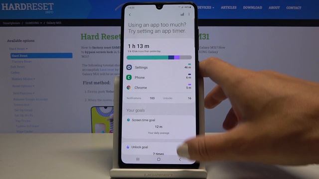 How to Check Total Screen Time in SAMSUNG Galaxy M31 – Check Time Spent on SAMSUNG Galaxy M31 смотреть онлайн