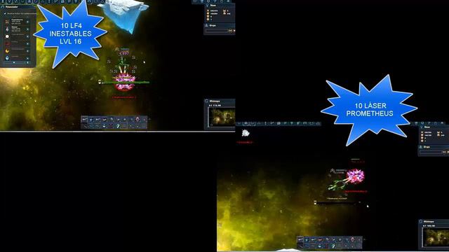 DarkOrbit Laser prometheus VS Lf4 inestables lvl 16!!!!! смотреть онлайн