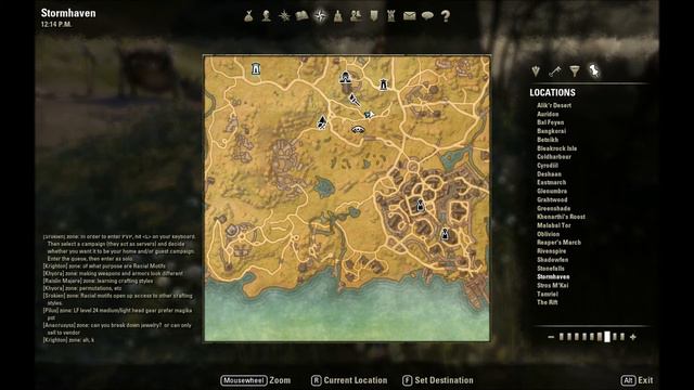 ESO: Stormhaven CE Treasure Map Location смотреть онлайн