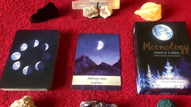 Moonology Oracle Deck Fixed Moon guide book audio description смотреть онлайн