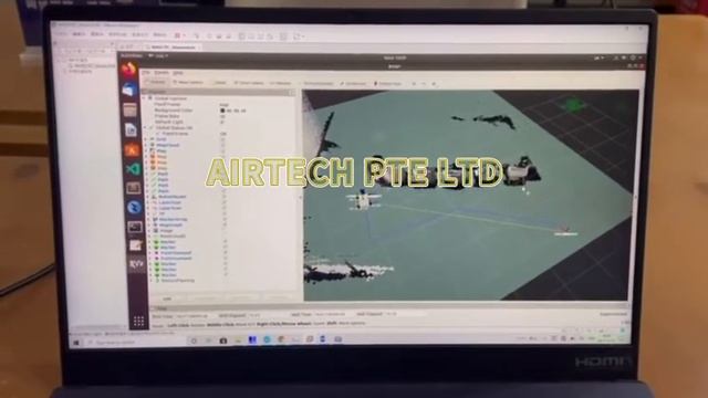 3D Mapping with RGB Depth camera using ROS, 3D reconstruction смотреть онлайн