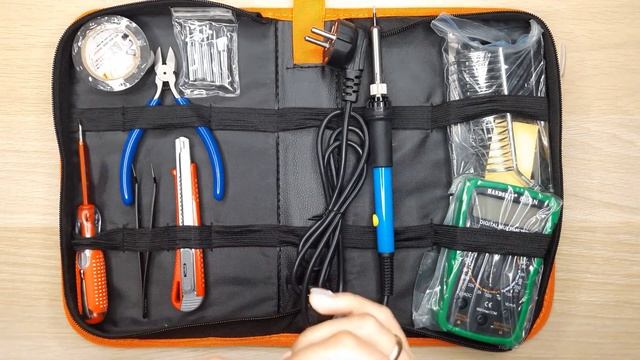 Набор для пайки Handskit с Алиэкспресс. Распаковка и обзор. смотреть онлайн