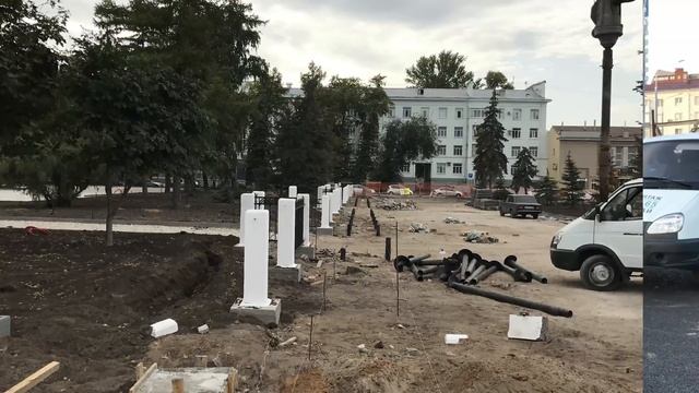 Монтаж винтовых свай на площади Куйбышева. Компания Сваебур смотреть онлайн