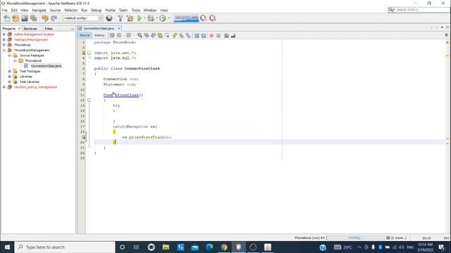 2/10 - PhoneBook Management System | Connection with Database | Java Project | NetBeans MySQL смотреть онлайн
