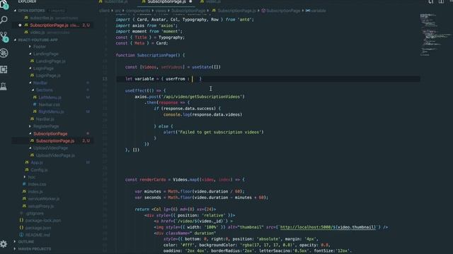 YOUTUBE Clone #12 Make Subscription Page ( React Project , MERN Stack ) смотреть онлайн