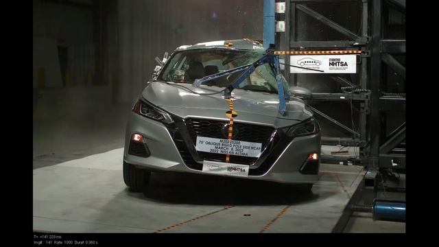 2022 Nissan Altima Crash Tests [Side, Side-Pole] смотреть онлайн