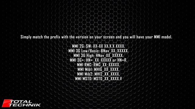 How to check which version of MMI you have in your AUDI or VW смотреть онлайн