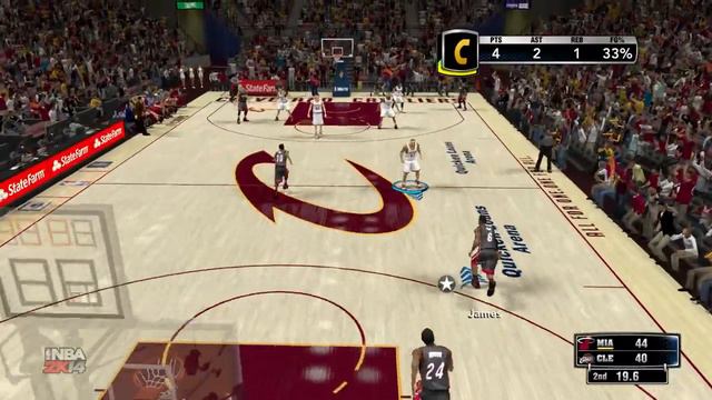 Let's Play NBA 2k14 Guarding lbj aint easy brah part 2 смотреть онлайн