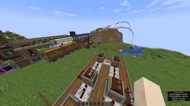 Minecraft Create Big Cannons Mod | Full auto canon with adjustable aim смотреть онлайн