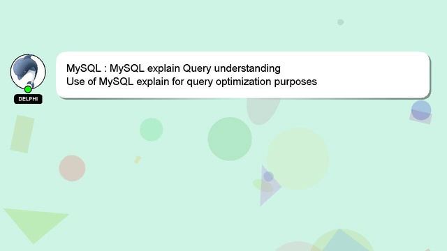 MySQL : MySQL explain Query understanding смотреть онлайн
