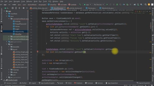 To-Do List and Time Tracker for Android using Java and Firebase (Part 3) смотреть онлайн