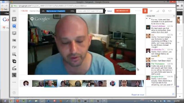LivingAnAwesomeLife com Hangout 1: Blogging смотреть онлайн