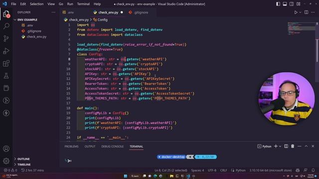 Tutorial PYTHON: VARIABLES de ENTORNO FÁCIL смотреть онлайн