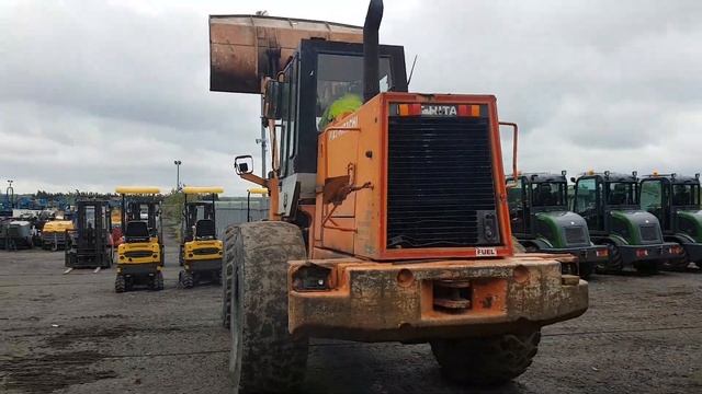 Lot 3507 FIAT-HITACHI FR130-2 loading shovel смотреть онлайн