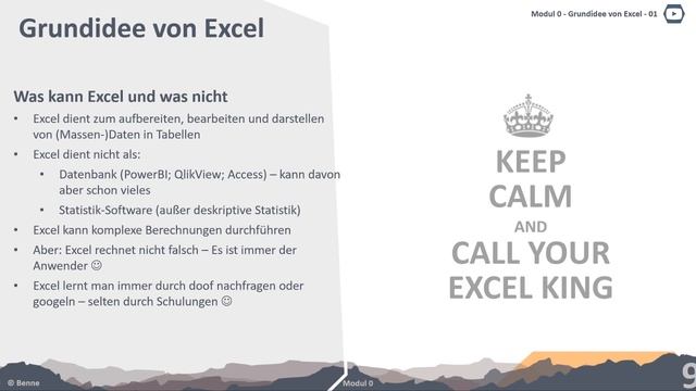 Excel: Was kann Excel und was nicht| Modul 0 - absolute Grundlagen von Excel 01 смотреть онлайн