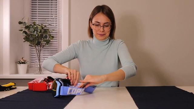 Самая огненная маска для горных лыж COPOZZ распаковка и обзор маски с алиэкспресс смотреть онлайн