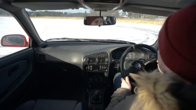 Lancer Evolution III ice track driving 2017 смотреть онлайн