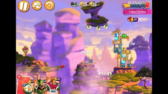 Angry Birds 2 Mighty Eagle Bootcamp - 3 Extra Birds, 1845 FP, 112% 12 Cleared, 8 Strikes. 1/1/24 смотреть онлайн