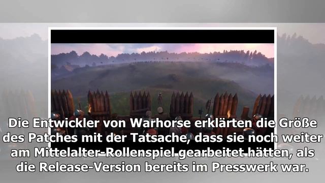 Königreich come: Befreiung: Tag-ein Patch ist 23 GB groß смотреть онлайн