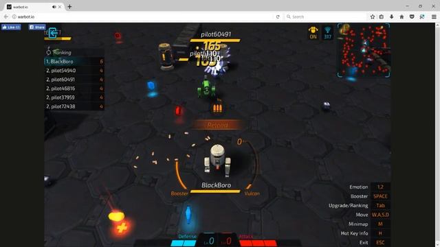 WARBOT.IO - Update & BlackBoro Warbot no.1 Destroyer & 20 min of Epic Battle смотреть онлайн